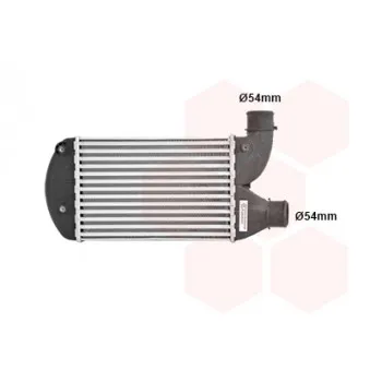 Intercooler, échangeur VAN WEZEL 17004269