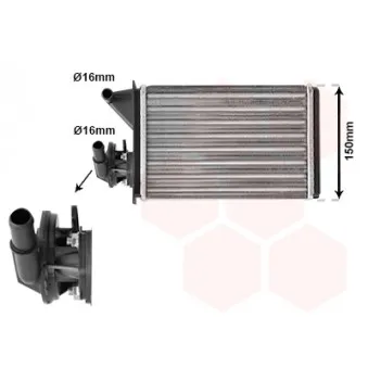 Système de chauffage VAN WEZEL 17006087