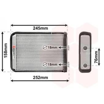Système de chauffage VAN WEZEL 17006220