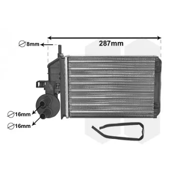 Système de chauffage VAN WEZEL 17006259
