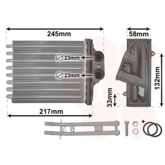 Système de chauffage VAN WEZEL 17006304
