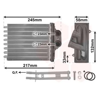 Système de chauffage VAN WEZEL 17006350