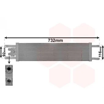 Radiateur d'huile VAN WEZEL 17013701