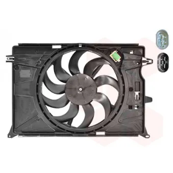 Ventilateur, refroidissement du moteur VAN WEZEL 1704746