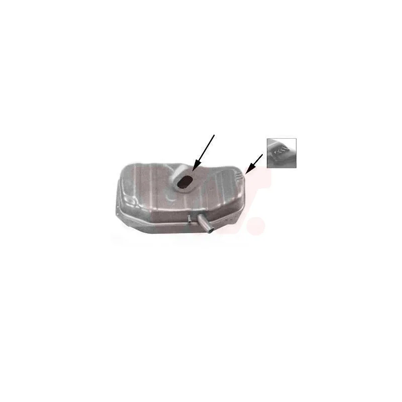 Réservoir de carburant VAN WEZEL 1735081