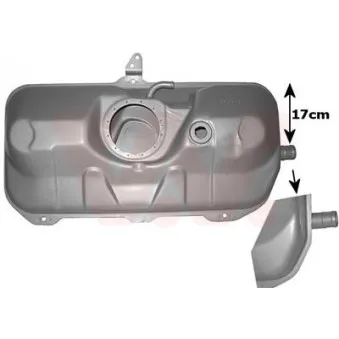 Réservoir de carburant VAN WEZEL 1758083