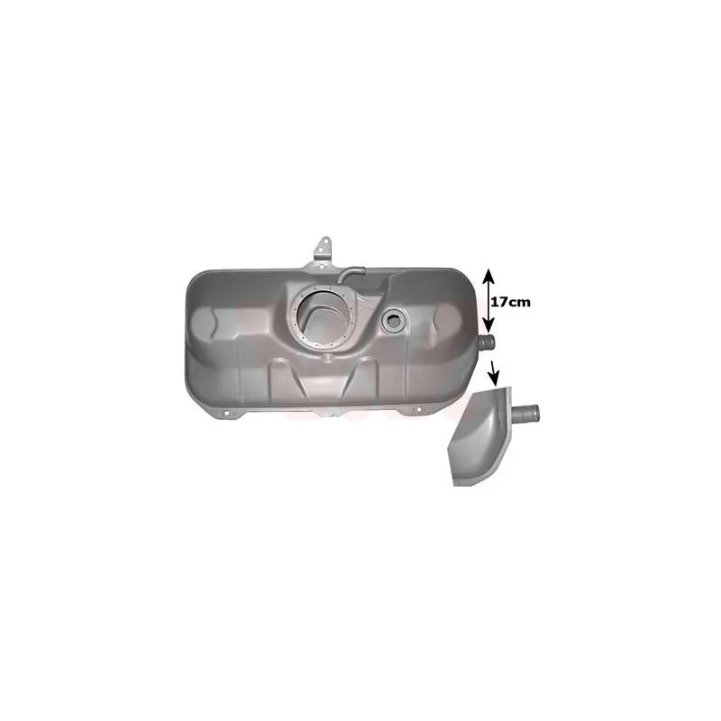 Réservoir de carburant VAN WEZEL 1758083
