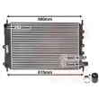 Radiateur, refroidissement du moteur VAN WEZEL 18002151 - Visuel 1