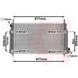 Radiateur, refroidissement du moteur VAN WEZEL 18002223 - Visuel 1