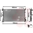 Radiateur, refroidissement du moteur VAN WEZEL 18002264 - Visuel 1