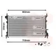 Radiateur, refroidissement du moteur VAN WEZEL 18002265 - Visuel 1