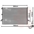 Radiateur, refroidissement du moteur VAN WEZEL 18002396 - Visuel 1