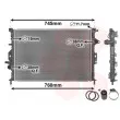 Radiateur, refroidissement du moteur VAN WEZEL 18002425 - Visuel 1