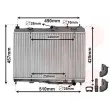 Radiateur, refroidissement du moteur VAN WEZEL 18002440 - Visuel 1