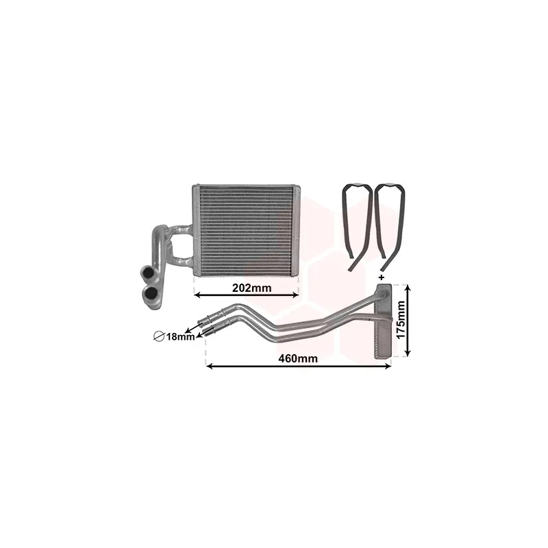 Système de chauffage VAN WEZEL 18006455