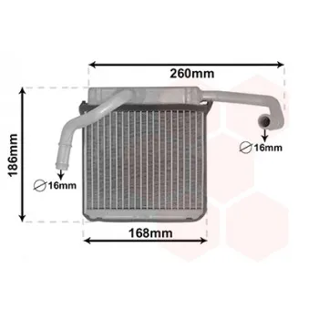Système de chauffage VAN WEZEL 18006607