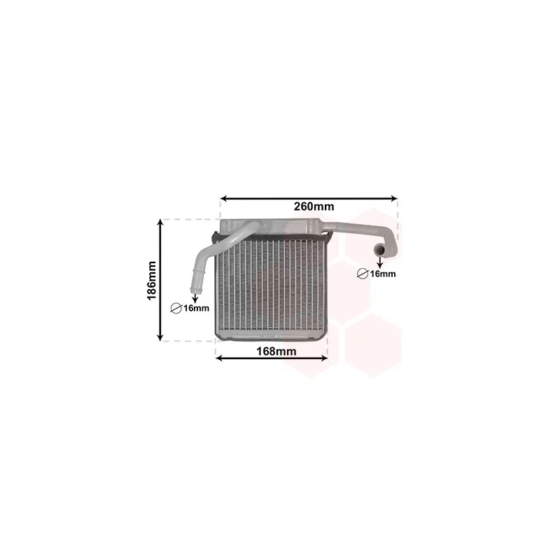 Système de chauffage VAN WEZEL 18006607