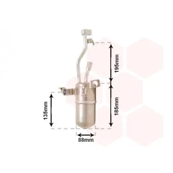 Filtre déshydratant, climatisation VAN WEZEL 1800D389