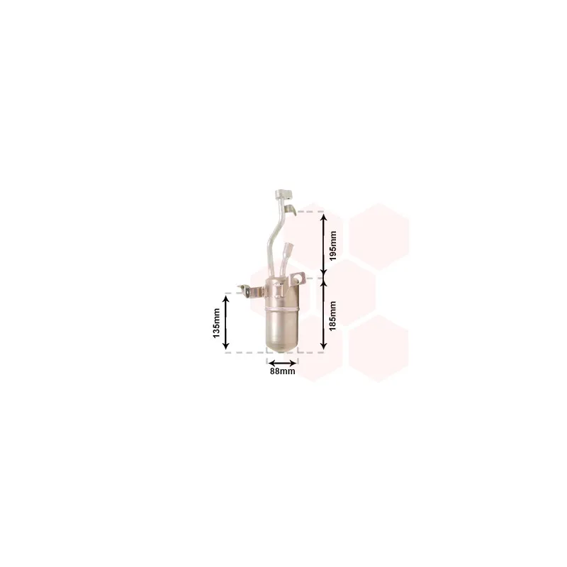 Filtre déshydratant, climatisation VAN WEZEL 1800D389