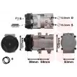 Compresseur, climatisation VAN WEZEL 1800K322 - Visuel 1