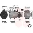Compresseur, climatisation VAN WEZEL 1800K391 - Visuel 1