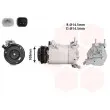 Compresseur, climatisation VAN WEZEL 1800K392 - Visuel 1