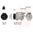 Compresseur, climatisation VAN WEZEL 1800K393 - Visuel 1
