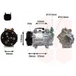 Compresseur, climatisation VAN WEZEL 1800K431 - Visuel 1