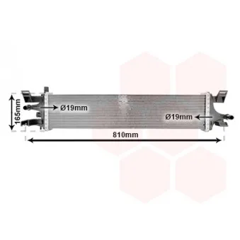 Radiateur, refroidissement du moteur VAN WEZEL 18012718