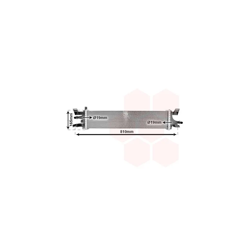 Radiateur, refroidissement du moteur VAN WEZEL 18012718