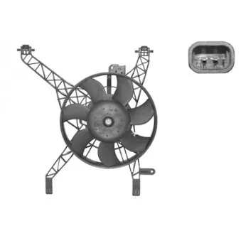 Ventilateur, refroidissement du moteur VAN WEZEL 1807747