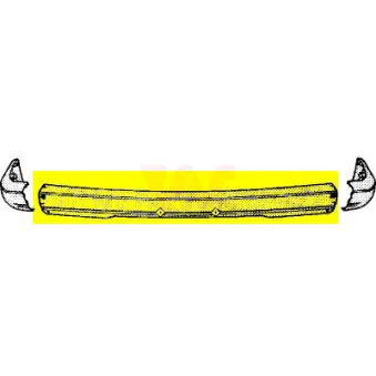 Pare-chocs VAN WEZEL 1836576