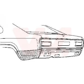Panneau latéral arrière droit VAN WEZEL