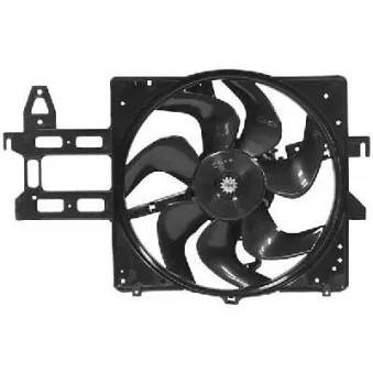 Ventilateur, refroidissement du moteur VAN WEZEL 1855748