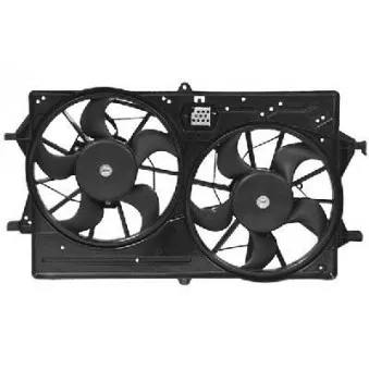 Ventilateur, refroidissement du moteur VAN WEZEL 1858751