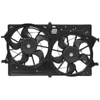 Ventilateur, refroidissement du moteur VAN WEZEL 1858753