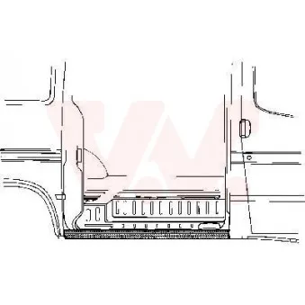 Panneau latéral VAN WEZEL 1895110