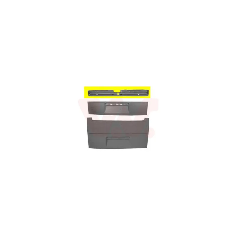 Couvercle de coffre à bagages/de compartiment de chargement VAN WEZEL 1895290