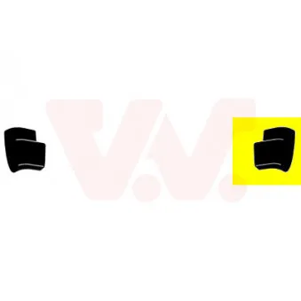 Pare-chocs arrière droit VAN WEZEL
