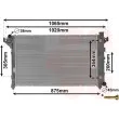 Radiateur, refroidissement du moteur VAN WEZEL 20012701 - Visuel 1
