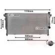 Radiateur, refroidissement du moteur VAN WEZEL 20012705 - Visuel 1