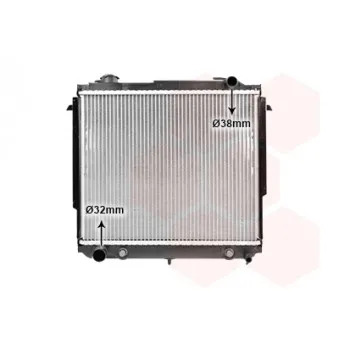 Radiateur, refroidissement du moteur VAN WEZEL 21002003