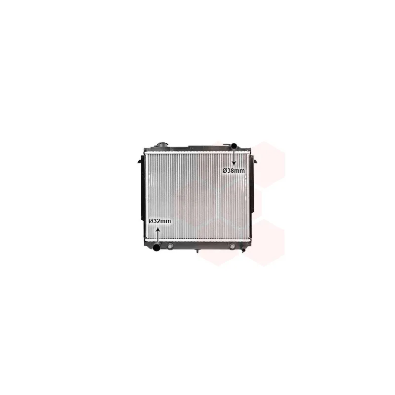 Radiateur, refroidissement du moteur VAN WEZEL 21002003