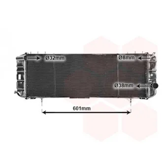 Radiateur, refroidissement du moteur VAN WEZEL 21002016