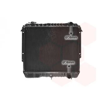Radiateur, refroidissement du moteur VAN WEZEL 21002033