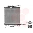 Radiateur, refroidissement du moteur VAN WEZEL 25002031 - Visuel 1