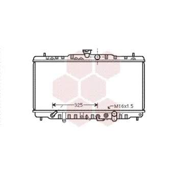 Radiateur, refroidissement du moteur VAN WEZEL