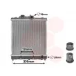 Radiateur, refroidissement du moteur VAN WEZEL 25002067 - Visuel 1