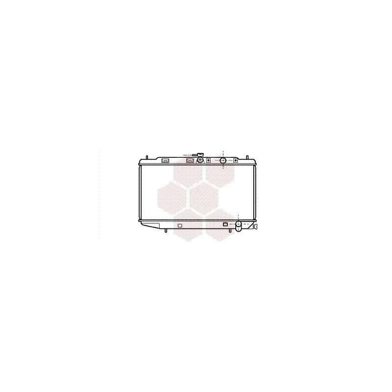Radiateur, refroidissement du moteur VAN WEZEL 25002072