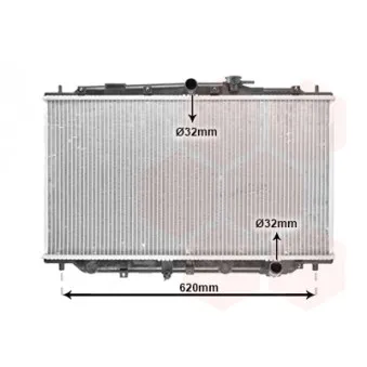 Radiateur, refroidissement du moteur VAN WEZEL 25002078